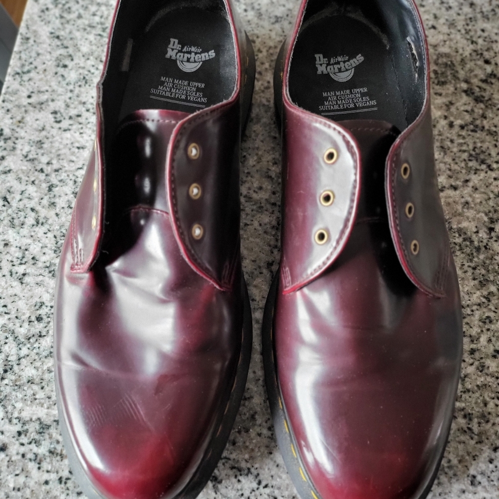 ✨ Dr. Martens Vegan 1461 Oxfords – Burgundy ✨
